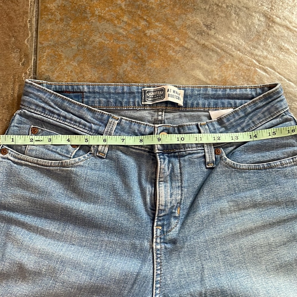 Signature by Levi Strauss At Waist Bootcut Denim Jeans - Picture 5 of 10